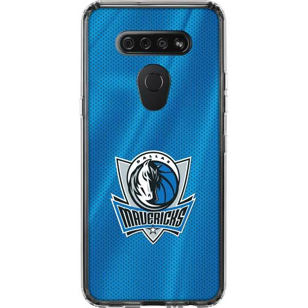 NBA Dallas Mavericks LG K51/Q51 Clear Case - Dallas Mavericks Jersey