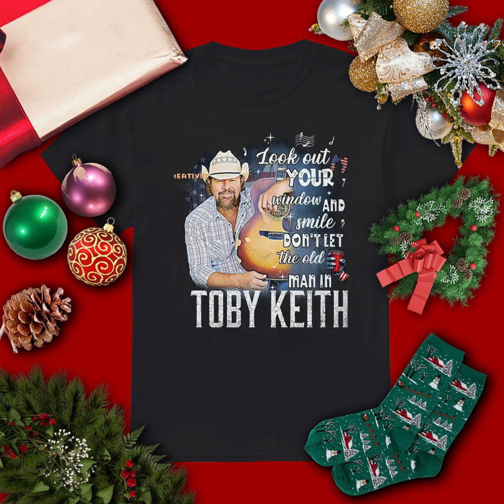 Toby Keith Shirt, Don't Let The Old Man Shirt  Music Xmas S-234XL Shirt