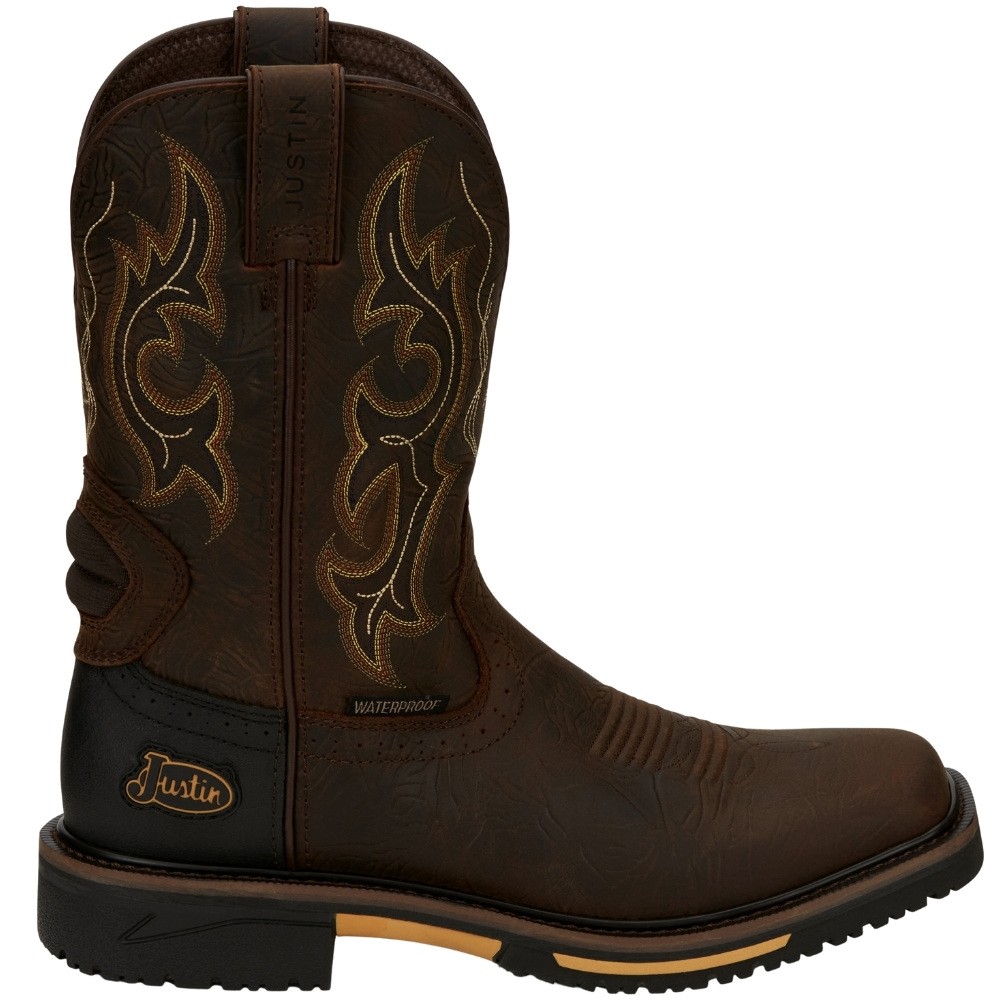 Justin Workboots Joist 11-Inch Electrical Soft Toe Boots for Men