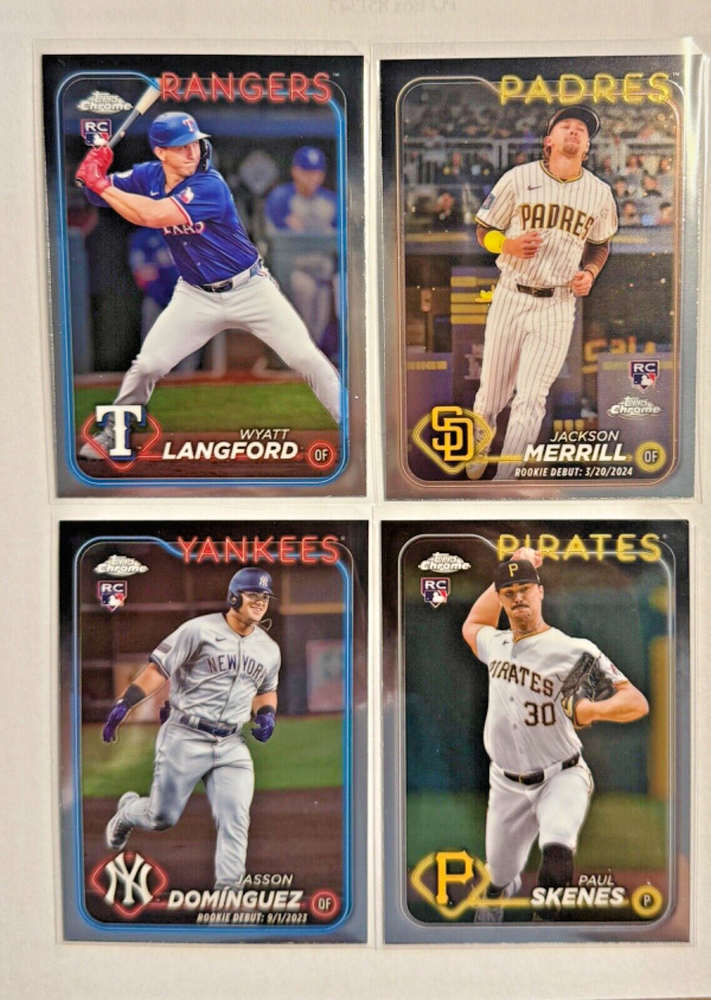 2024 Topps Chrome Update Base Singles #USC1-200 You Pick - Complete Your Set