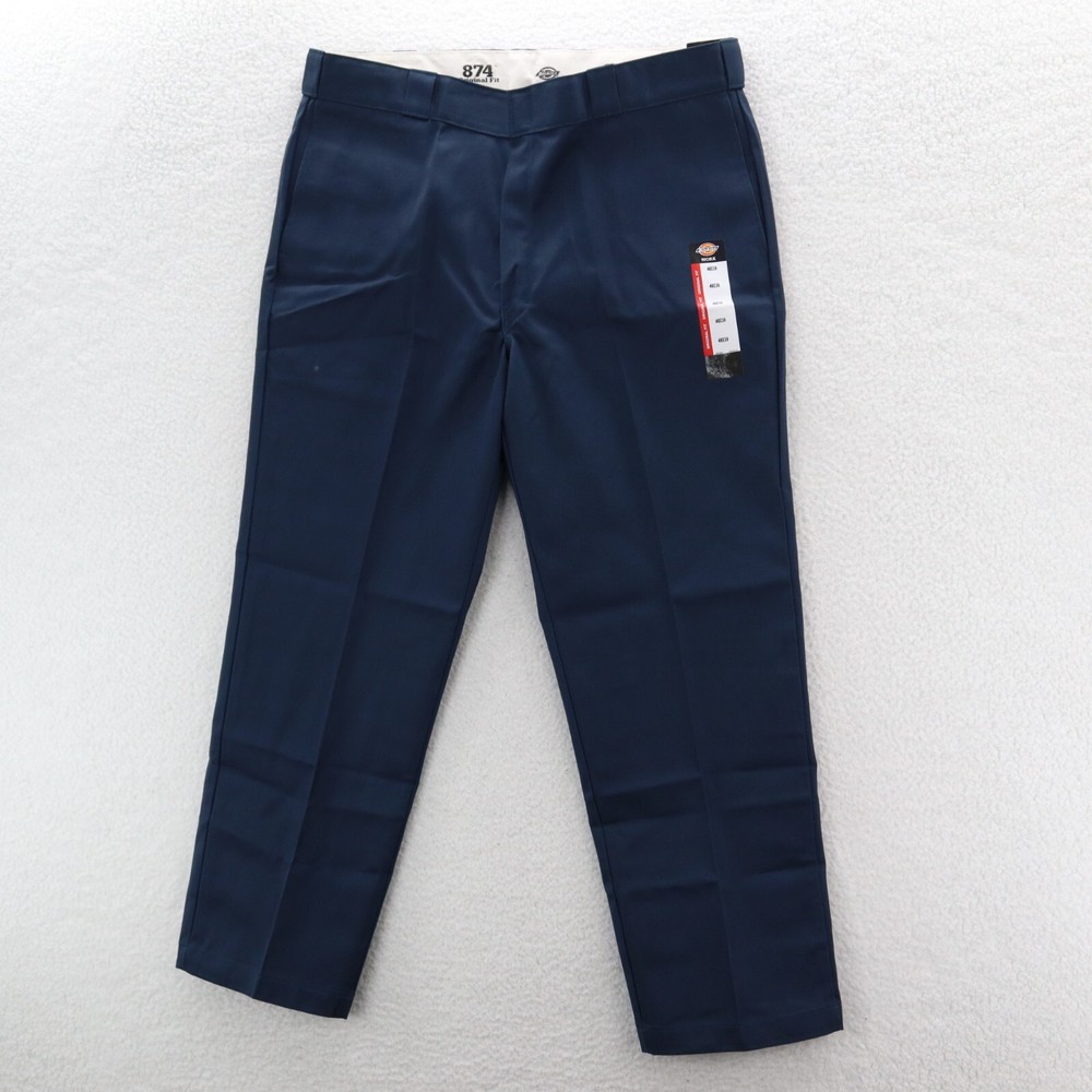 Dickies Pants Men’s 40x30 Navy Blue 874 Original Work Straight Twill Workwear