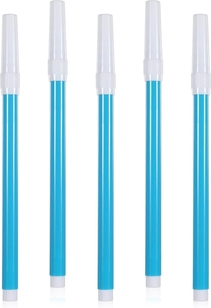 5 Pack Washable Fabric Sewing Markers Erasable Fabric Water Soluble Embroidery M