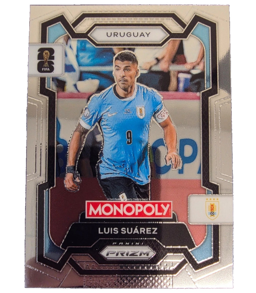 2026 Panini Prizm Monopoly FIFA World Cup Luis Suarez Card #67 Uruguay