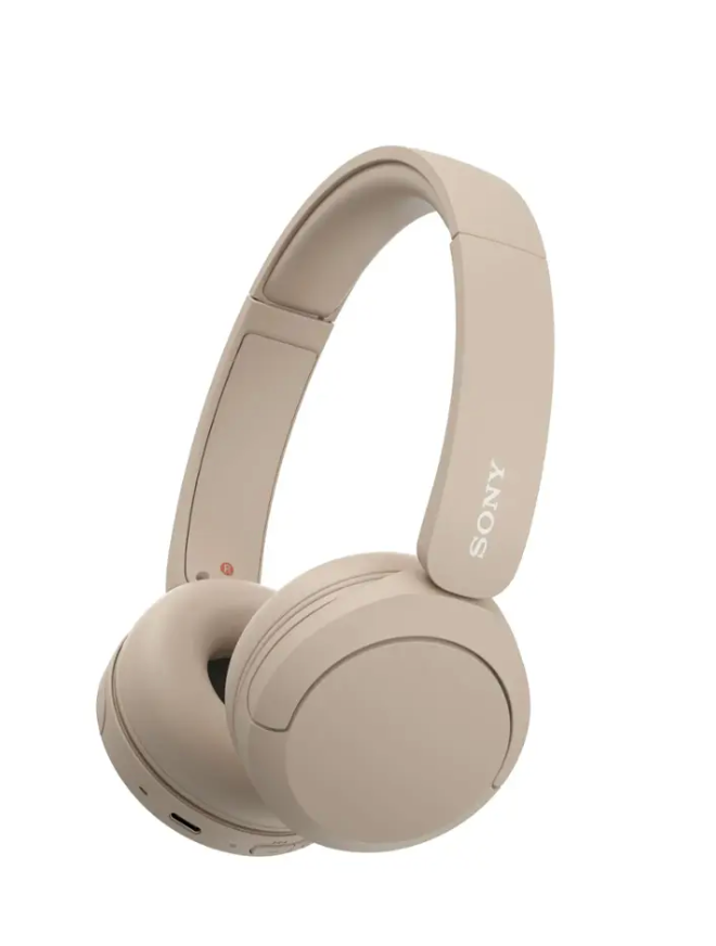 Sony WH-CH520 Wireless Over-Ear Beige Headphones New Model