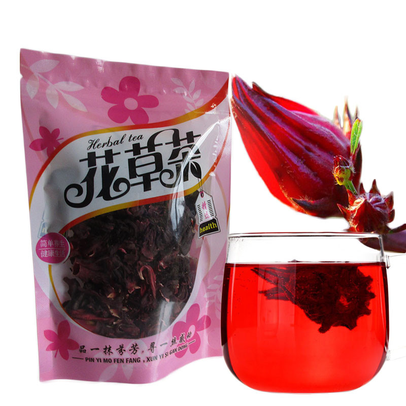 Hibiscus Tea 50g Natural Roselle Herbal Tea Detox Health Care Flower Scented