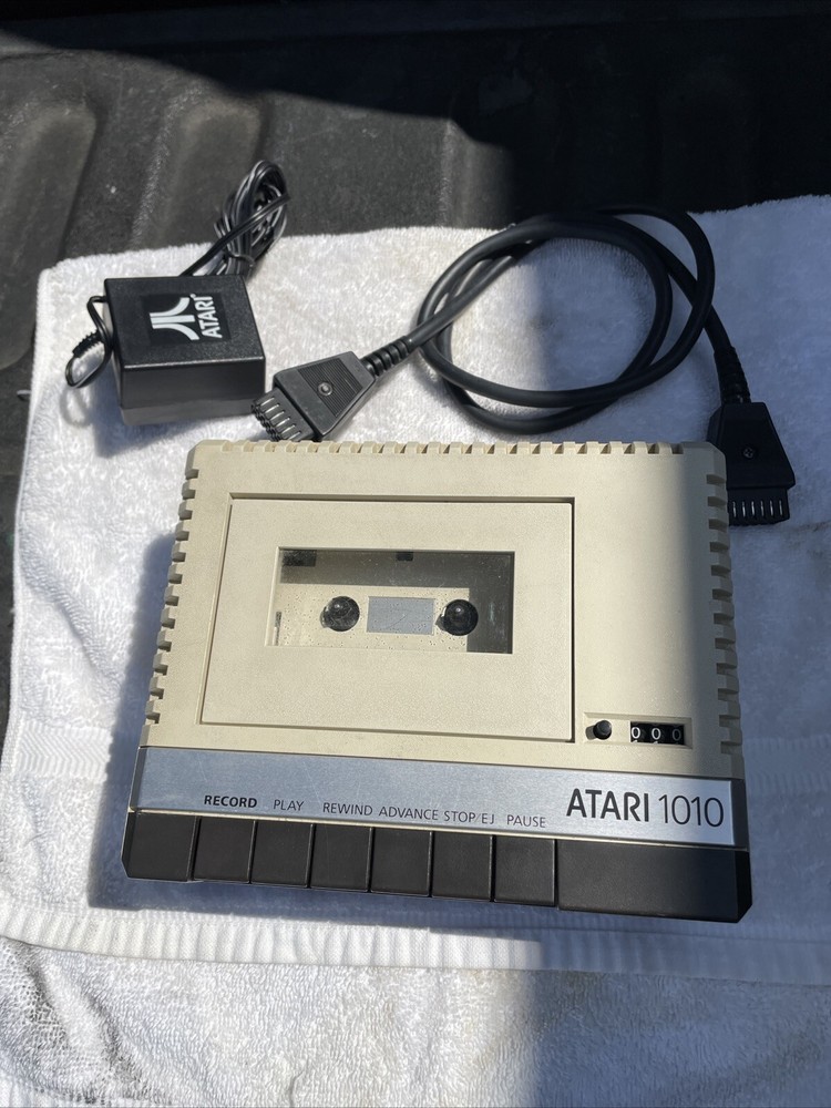 Vintage Atari 1010 Cassette Tape Drives