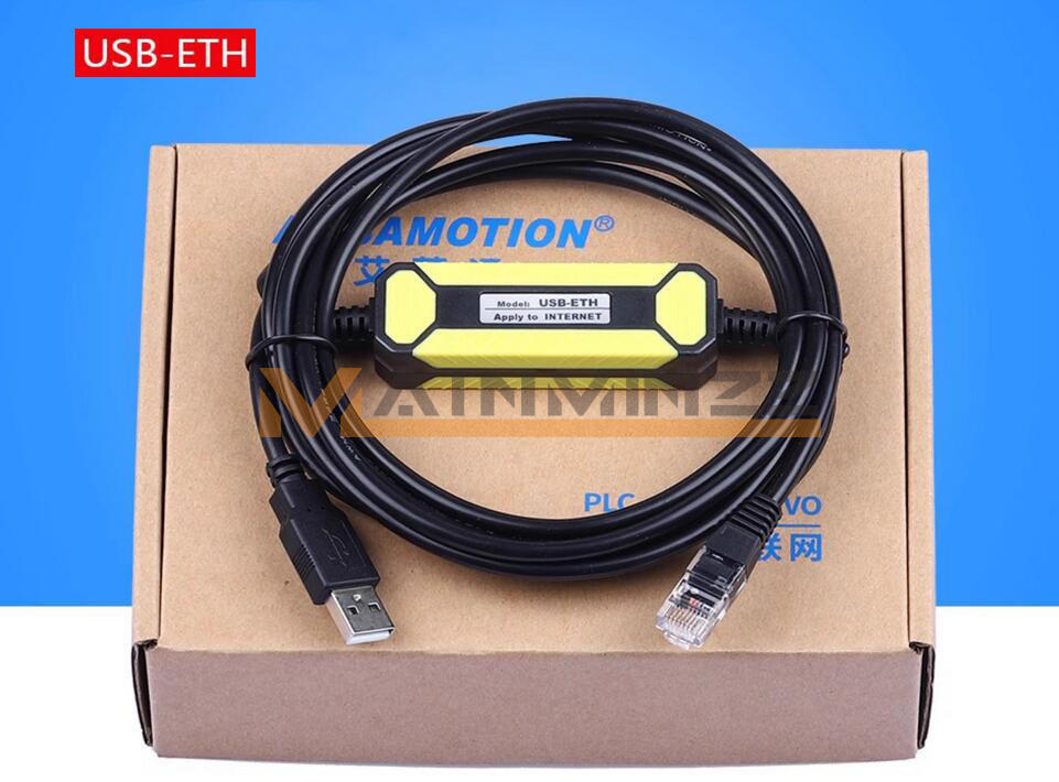 ONE NEW For Siemens S7-200smart 1200 1500 Mitsubishi FX5U PLC cable USB-ETH