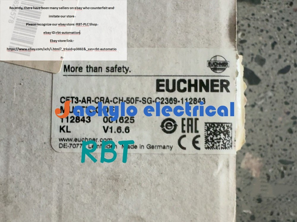 EUCHNER CET3-AR-CRA-CH-50F-SG-C2369-112843 Safety door lock brand new