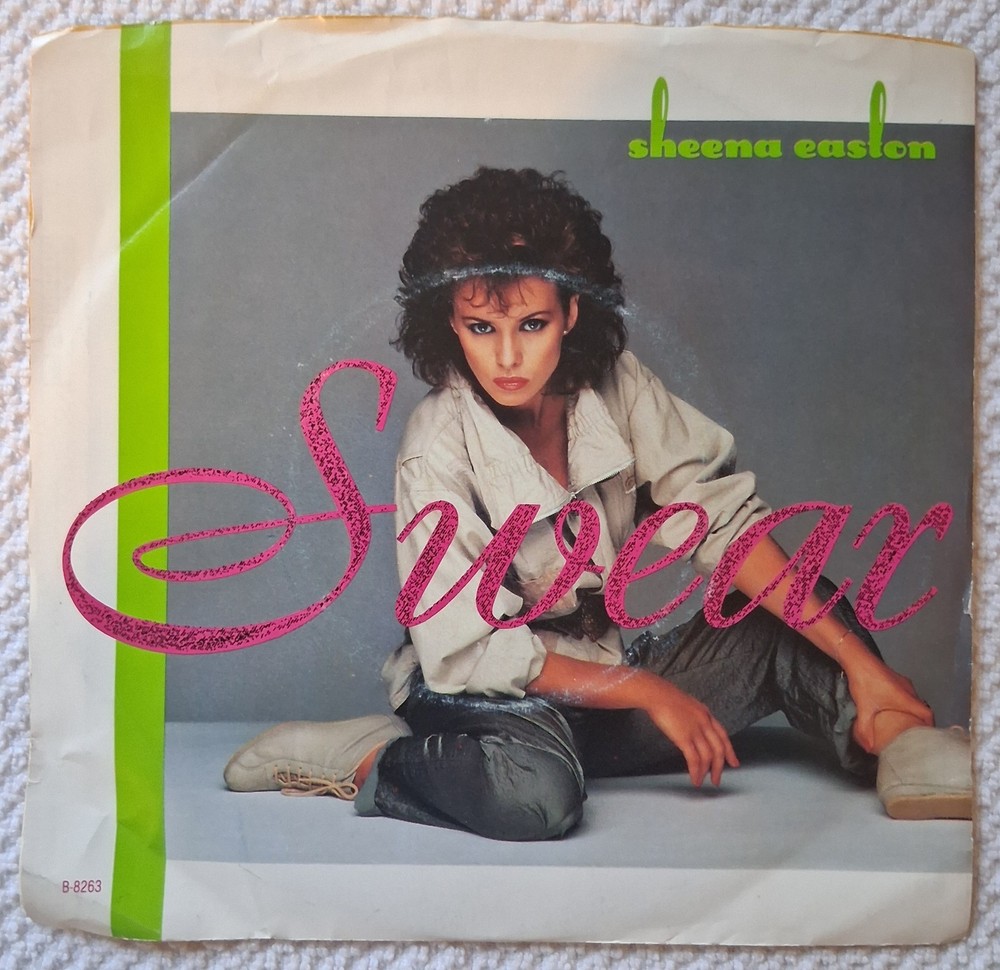 Sheena Easton, Swear/Fallen Angels, 45rpm, EMI America B-8263