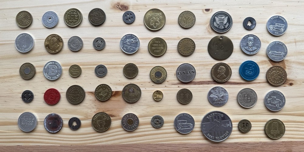 Lot Of (50) Tokens Great Assortment!
