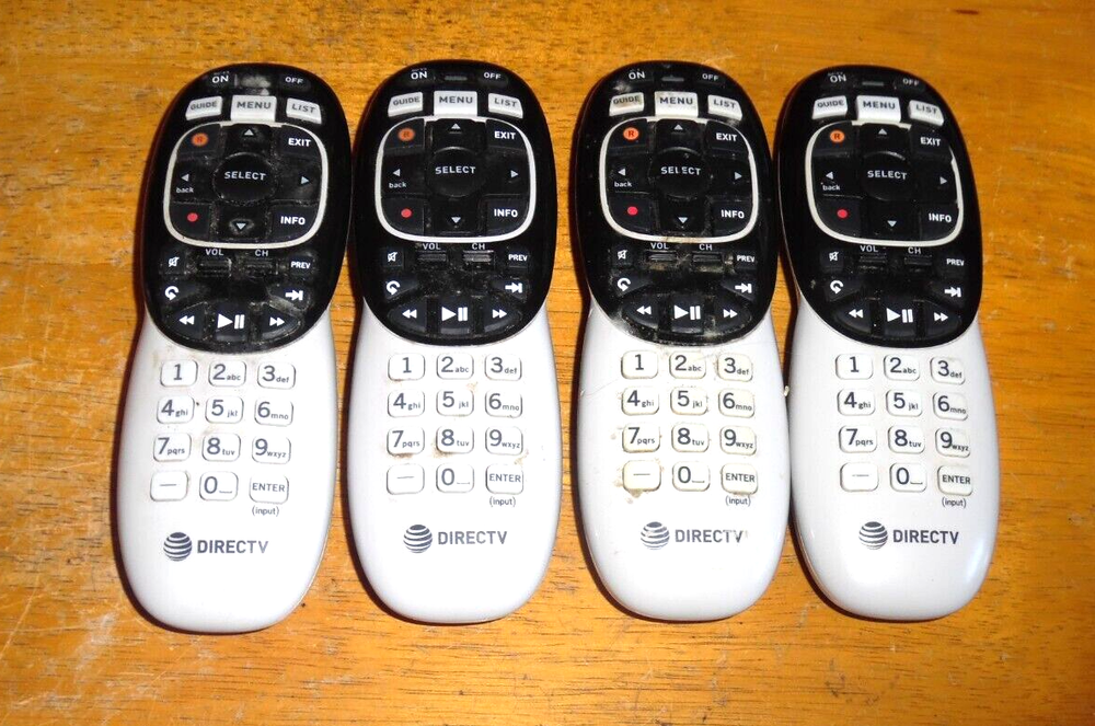 DirecTV RC73 Genie Universal Remote Controls Lot of 4 Pack