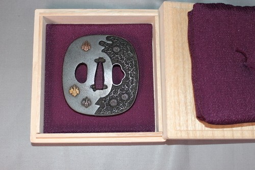 Japanese Sword Tsuba Katana Samurai Collector's Item metal from Japan ♯532