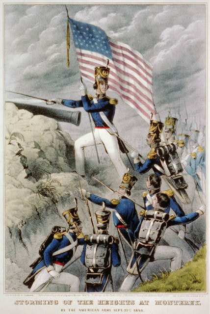 Storming of the heights at Monterey: by the American Army Sept. 21st. 1846