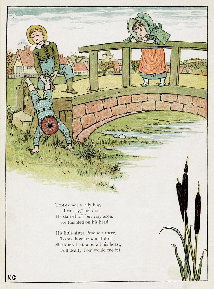 3335.Illustration for poem children book POSTER.Victorian.Home school art decor