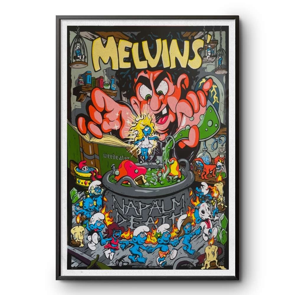 Melvins Show Apr 18 2025 At Emo's In Austin, TX Poster- Wall Decor