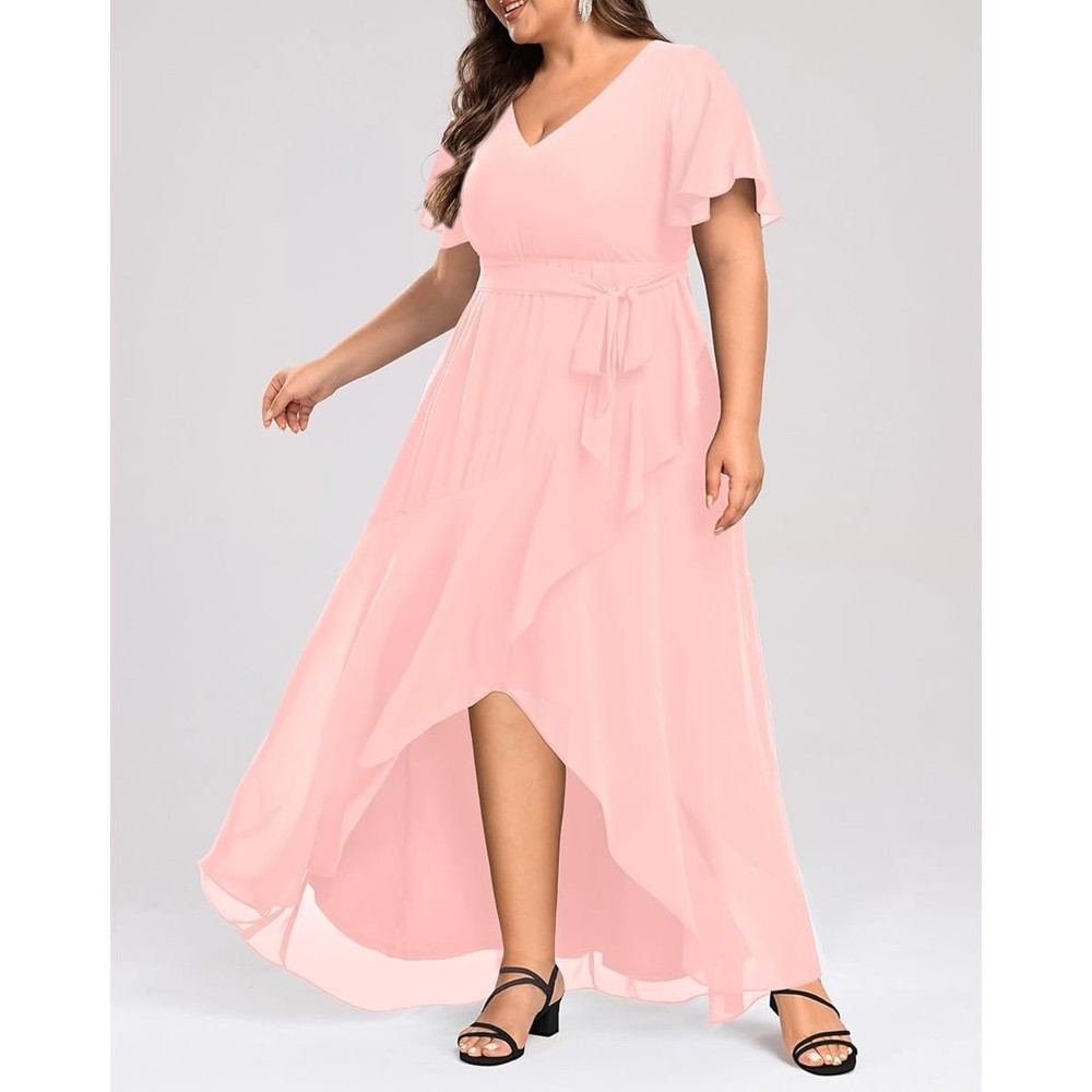 Brand New Talisea Pink Dress, Women Plus Size 18w Formal Maxi Dress