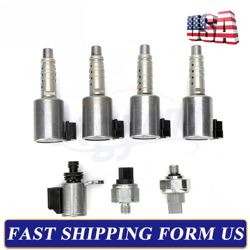 7X Transmission Solenoid Valve and Pressure Sensor Kit for Nissan JF016E JF017E