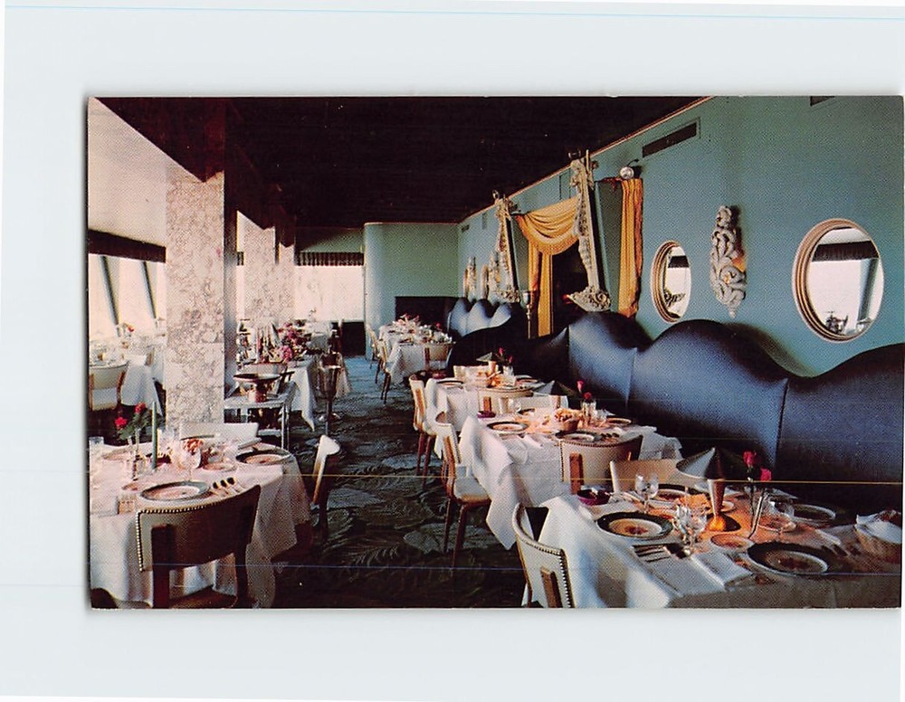 Postcard The Rigadoon Room of the Edgewater Hotel Madison Wisconsin USA