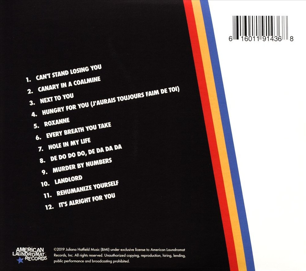 JULIANA HATFIELD JULIANA HATFIELD SINGS THE POLICE NEW CD