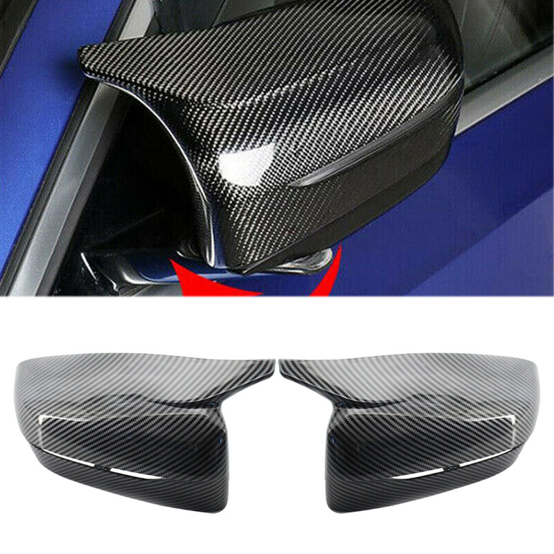 51168492897 Carbon Fiber M Style Side Mirror Cover Caps for BMW 5 Series G30 G11