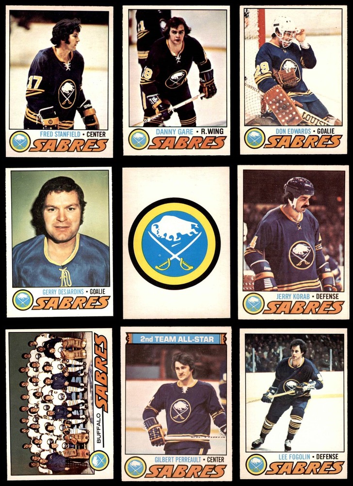 1977-78 O-Pee-Chee Sabres Near Team Set 6 - EX/MT 7023345 (23 / 24 cards)