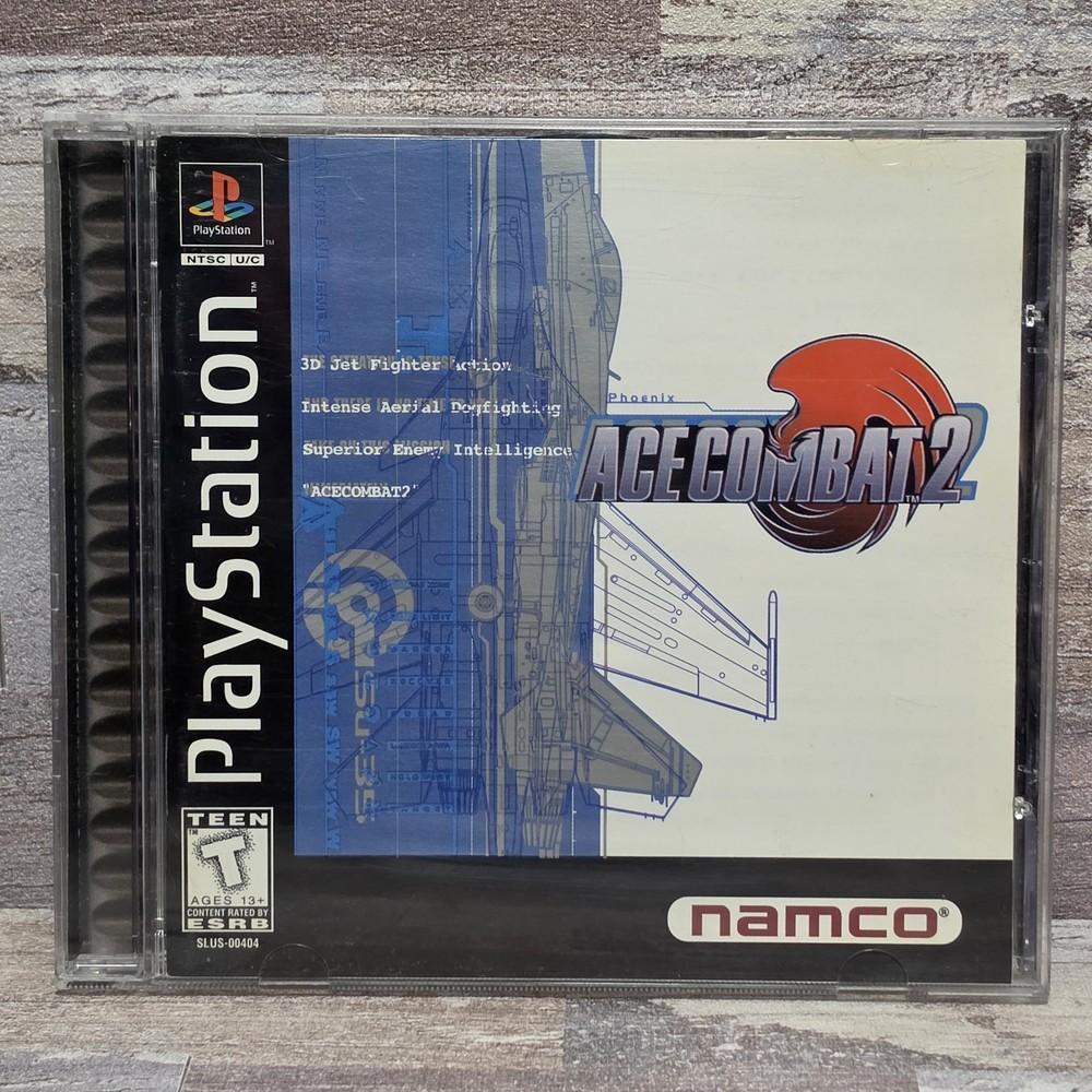Ace Combat 2 Sony Playstation PS1 In Case With Manual & Registration Card-image