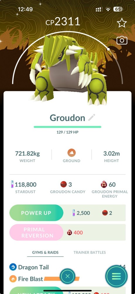 Shiny Groudon Wild Area Global Trade Link Read Description