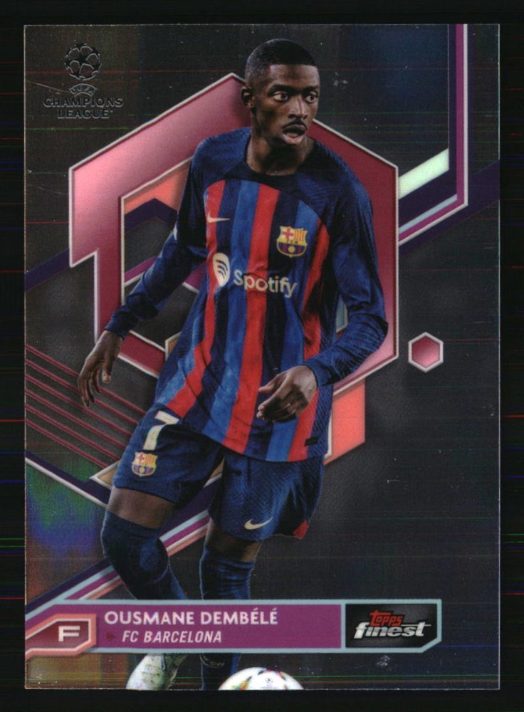 Ousmane Dembele 2022-23 Topps Finest UEFA Club Competitions #68 SOCCER Card