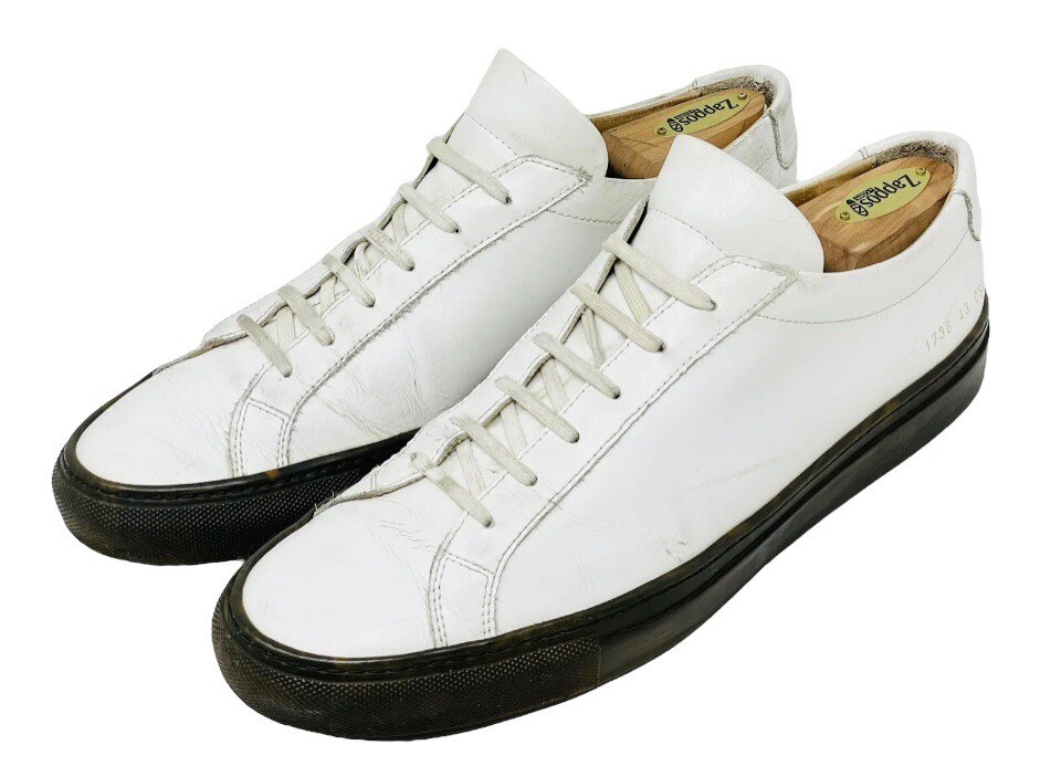 Common Projects X Achilles Low White Leather Dover Street Market Sneaker Sz 10 D-image