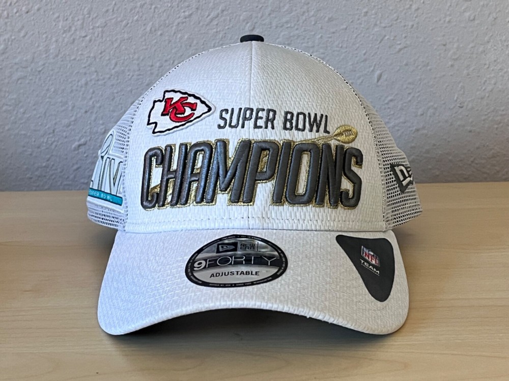Kansas City Chiefs New Era Super Bowl LIV Adjustable Cap - White