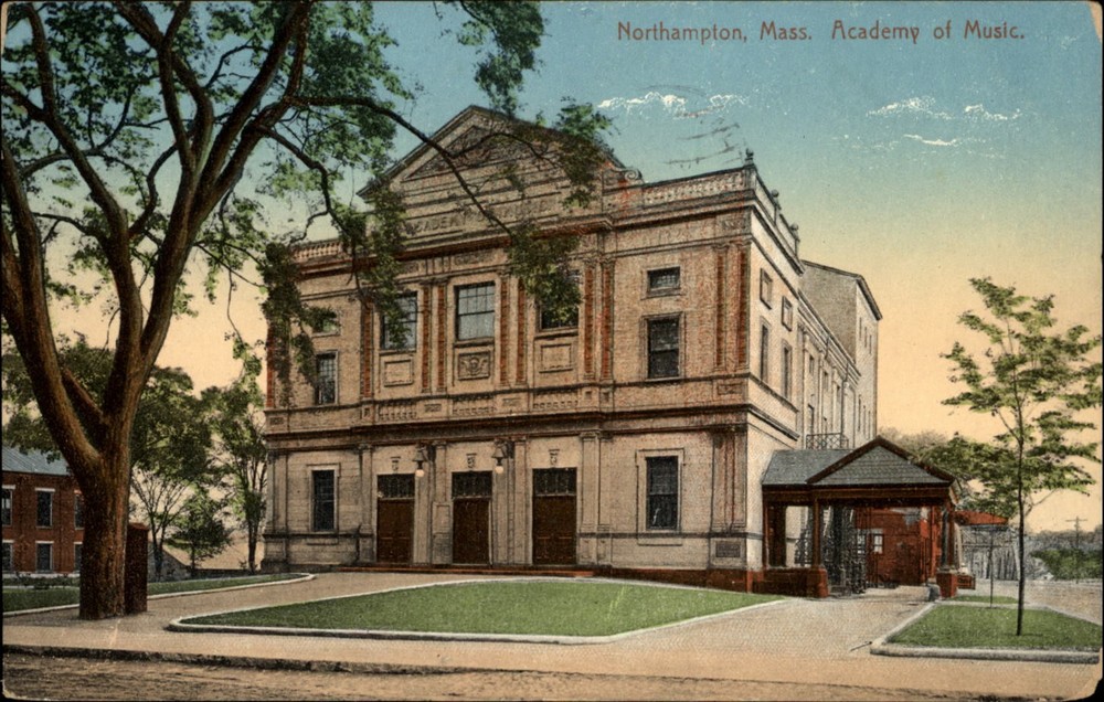 Academy of Music Northampton Massachusetts vintage postcard u959-image