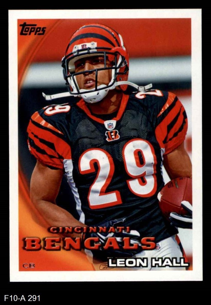 2010 Topps #291 Leon Hall Bengals Michigan 8 - NM/MT