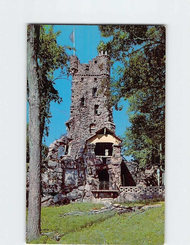 Postcard Alster Tower Heart Island Thousand Islands Alexandria Bay New York USA