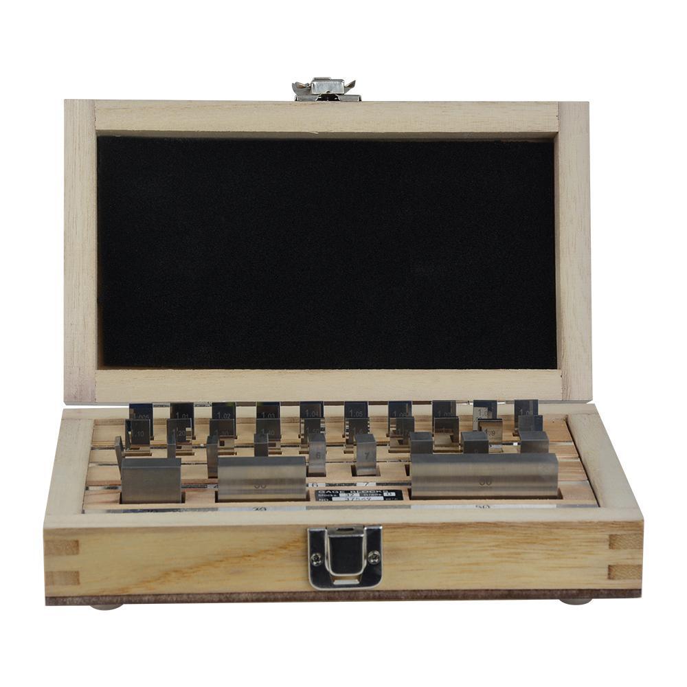 32Pcs Measurement Gauge Block Calibration Tool Set Compartments