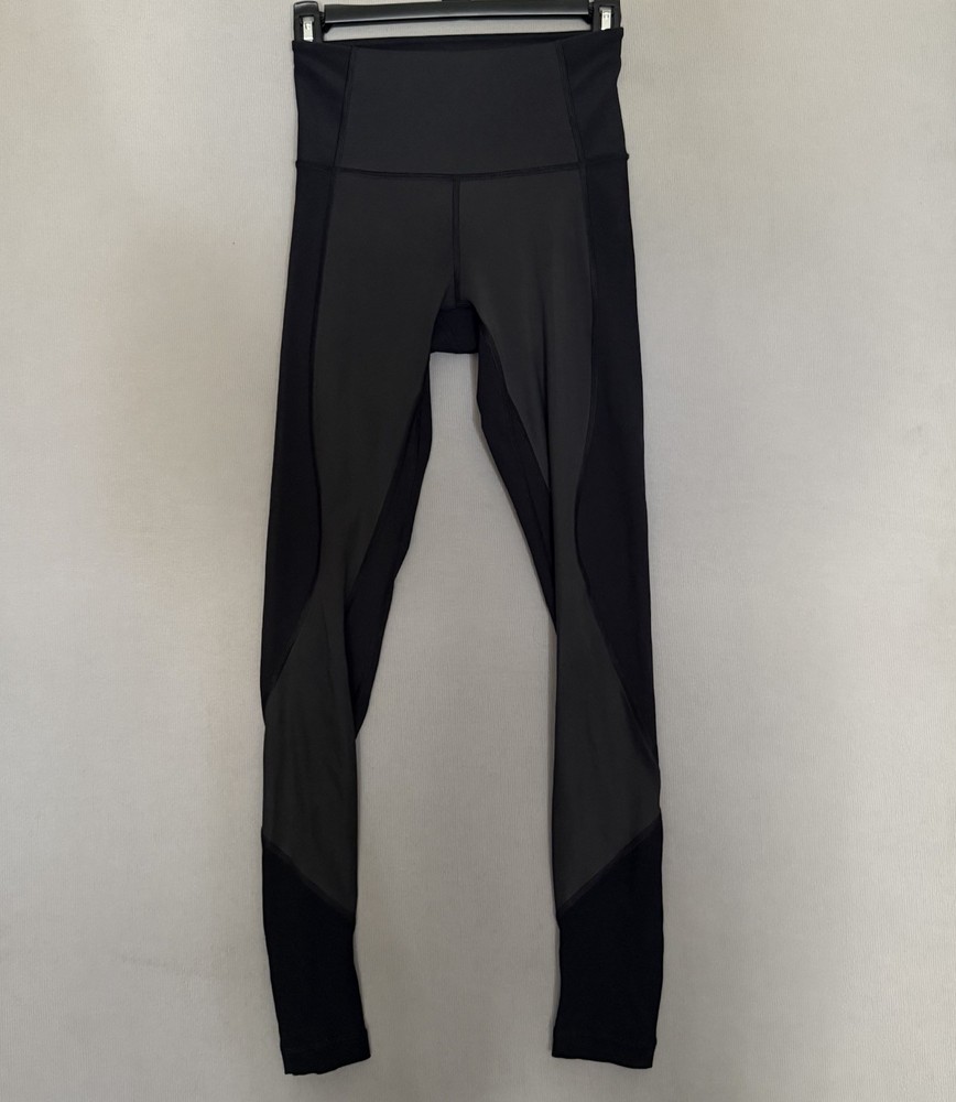 Lululemon Wunder Under Leggings 4 Black Women High-Rise Tight 28