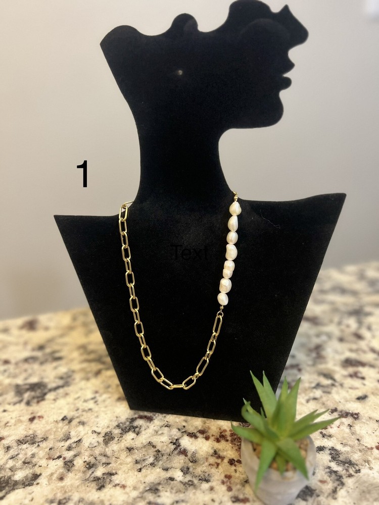 Woman Gold Plated Real Stainless Steel Necklace