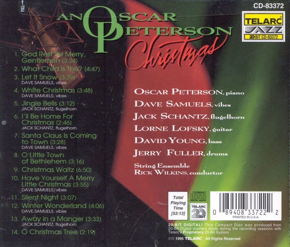 Oscar Peterson Oscar Peterson Christmas New Cd