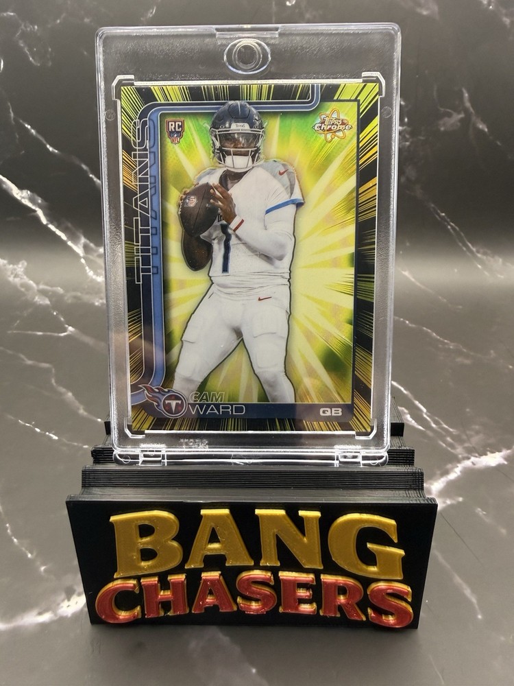 2025 Topps Chrome Cam Ward Radiating Rookies SSP RR-1 Tennessee Titans NFL