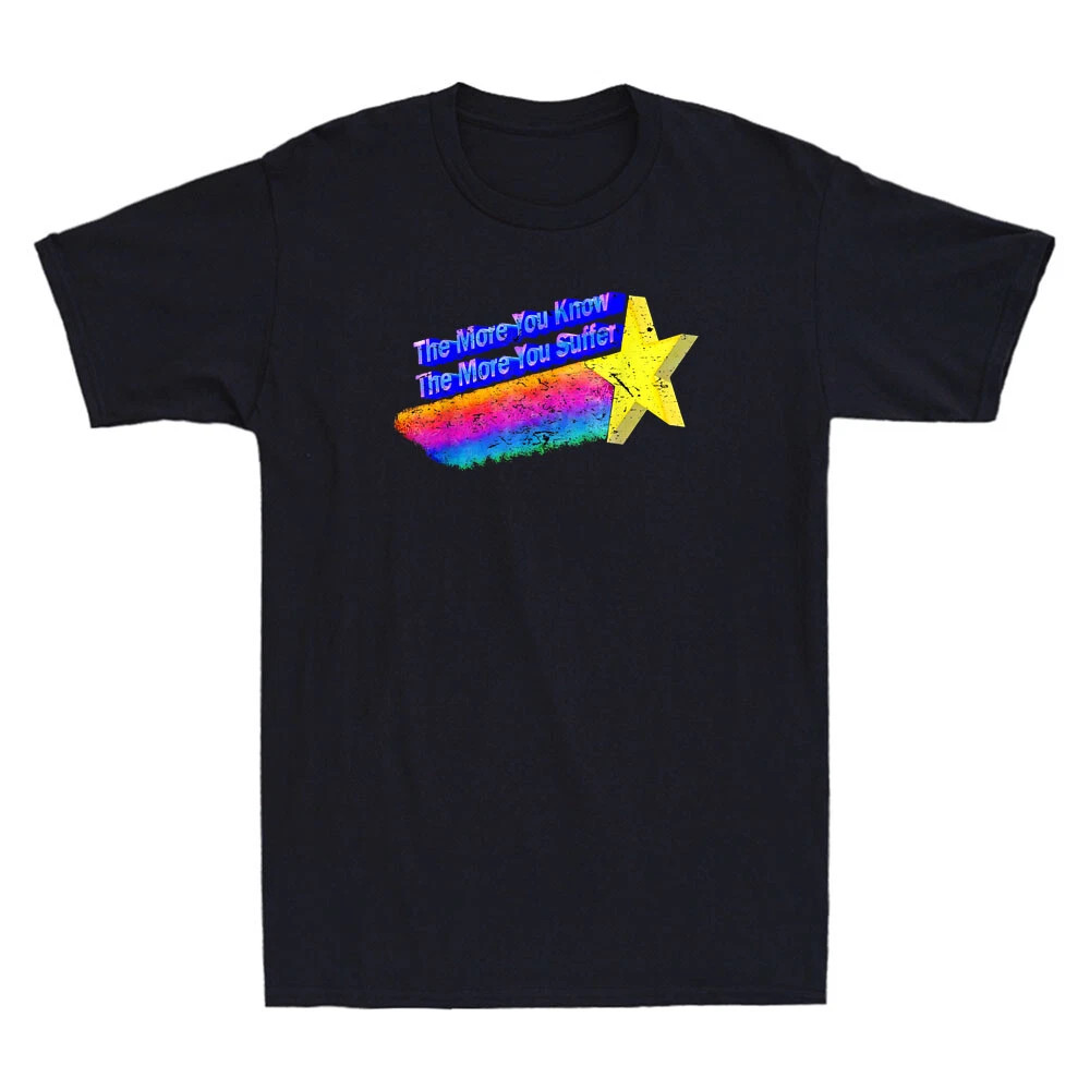 The More You Know The More You Suffer Funny Saying Gift Vintage Men's T-Shirt