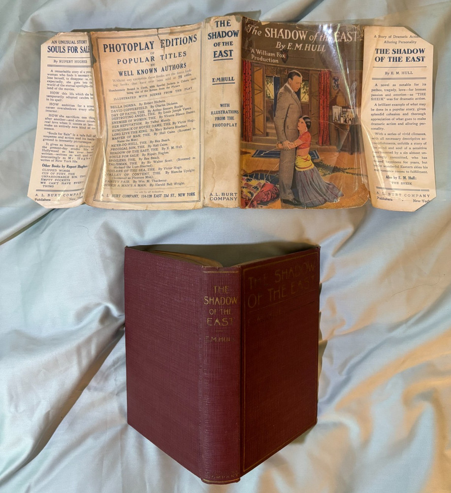 Shadow of the East - Burt photoplay edition movie tie-in DJ VG c1924 Frank Mayo