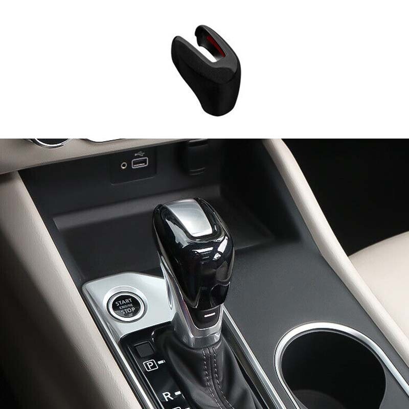 Trim For Nissan Altima 2019~2024 Gear Shift Lever Knob cover Inner Glossy Black