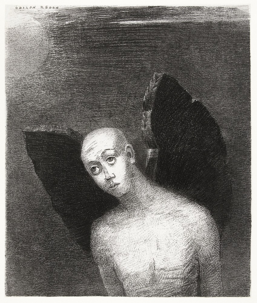 11944.Decoration Poster.Room design.Wall decor.Odilon Redon mystic art.Angel