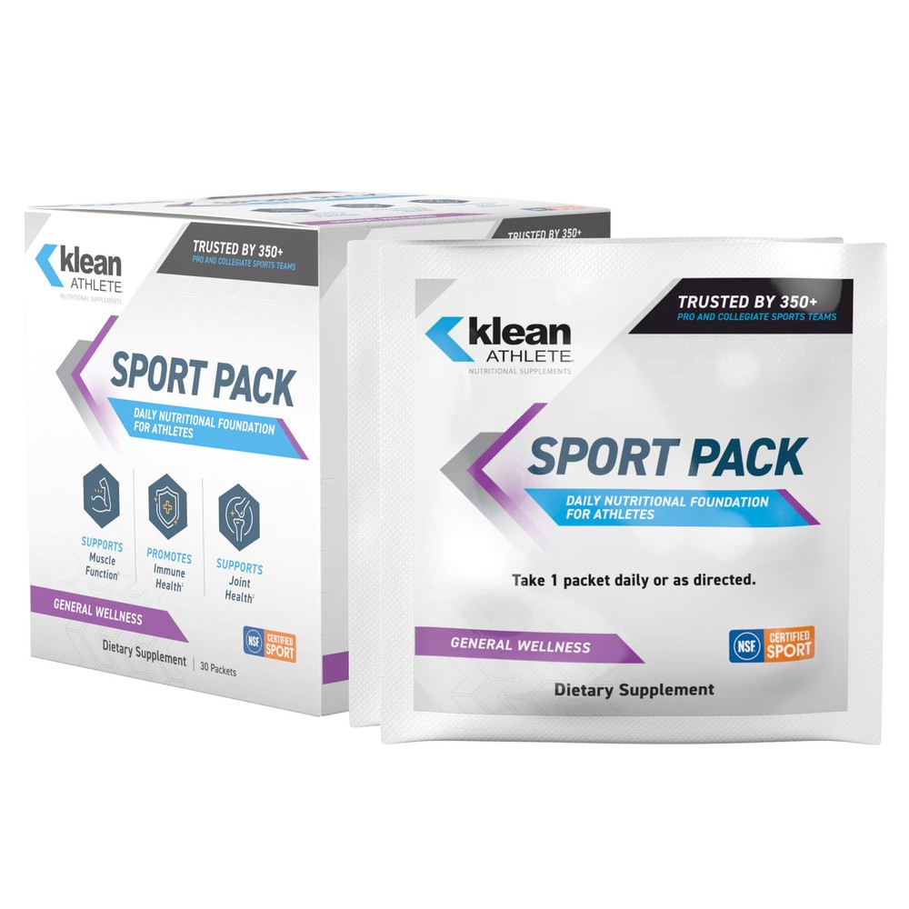 Klean Sport Pack - Contains Magnesium Glycinate, Vitamin D & Omega-3 - Suppor...