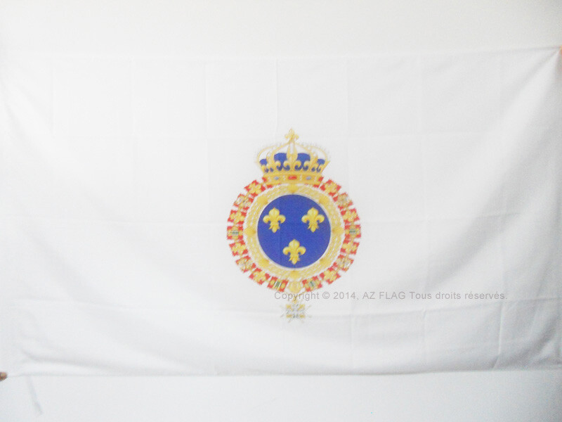 French Bourbon Restoration Flag 3x5 ft - Kingdom of France Historical Banner for Pole