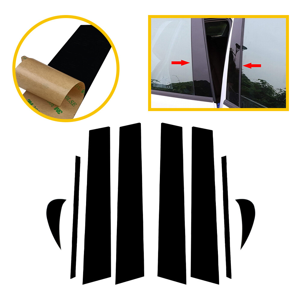 8X Pillar Decorative Posts Car Trim For 2018-2021 Cover Toyota Camry Accessories