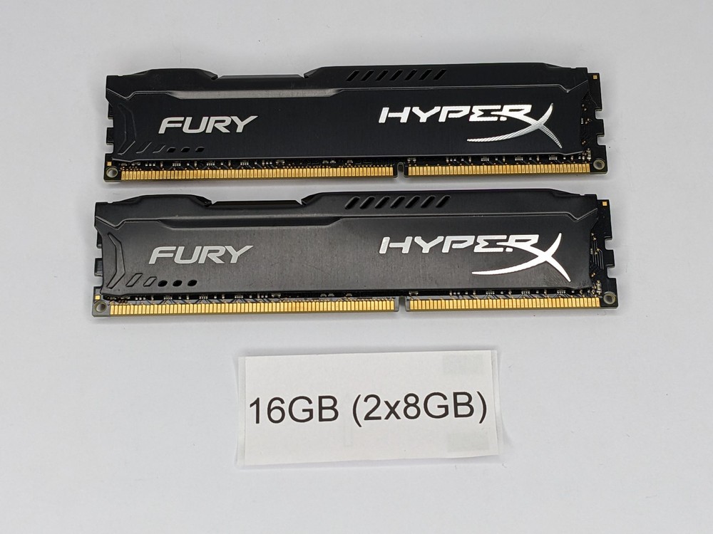 HyperX Fury HX318C10FBK2/16 16GB (2x8GB) 2Rx8 DDR3 1866 mhz Desktop Memory