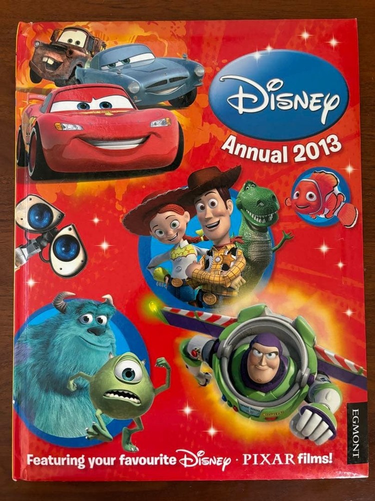 Disney Pixar Annual 2013 Playbook Toy Story Cars Monsters Inc Finding Nemo Wall