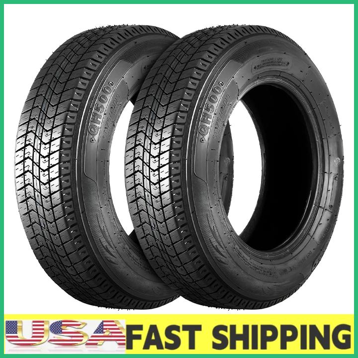 ST205/75D15 Trailer Tires 6 Ply 205 75D 15 Load Range C Radial Heavy Duty PACK 2