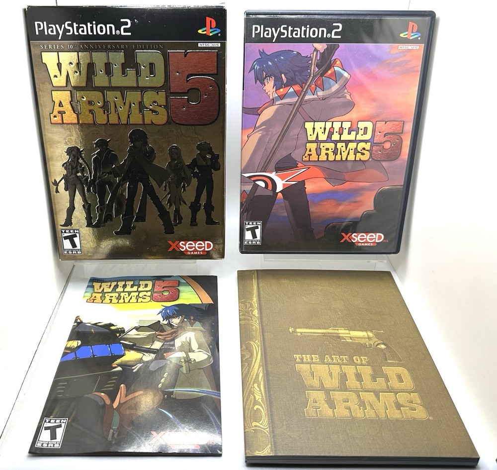 Wild Arms 5 : 10th Anniversary Edition ( Sony PlayStation 2 PS2 ) Complete CIB
