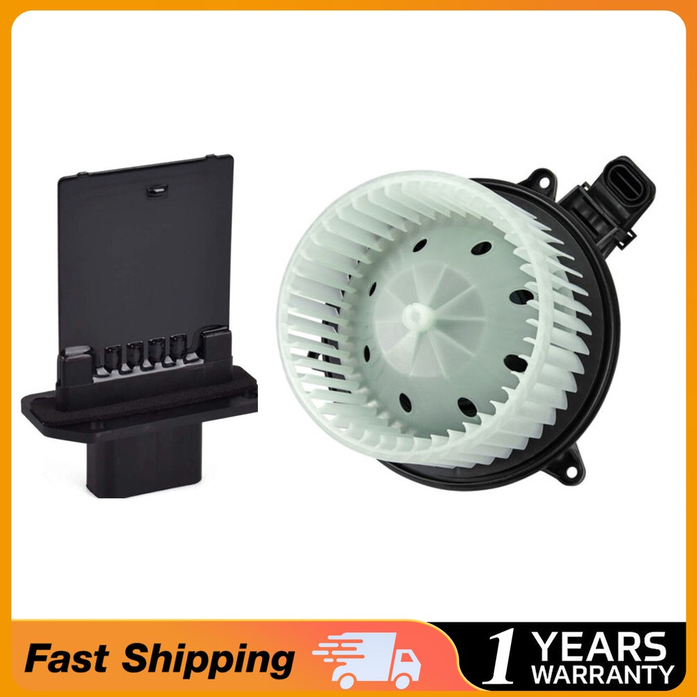 HVAC Blower Motor and Resistor Front For 2009-2014 Ford F-150 Expedition Front